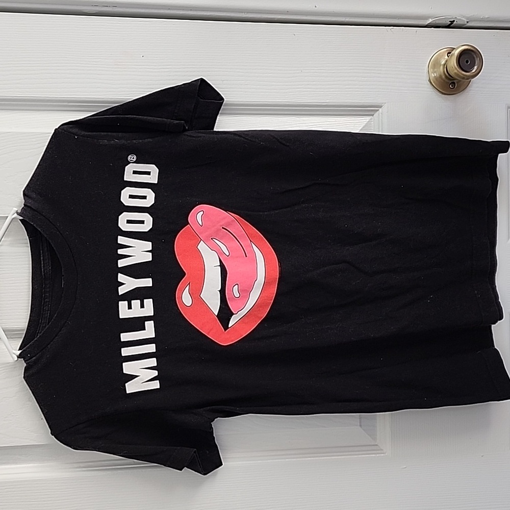 Miley Cyrus “Mileywood” Tongue Out T-shirt